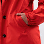 Casaco Corta Vento Impermeável com Capuz Oversized - Mudeseulook